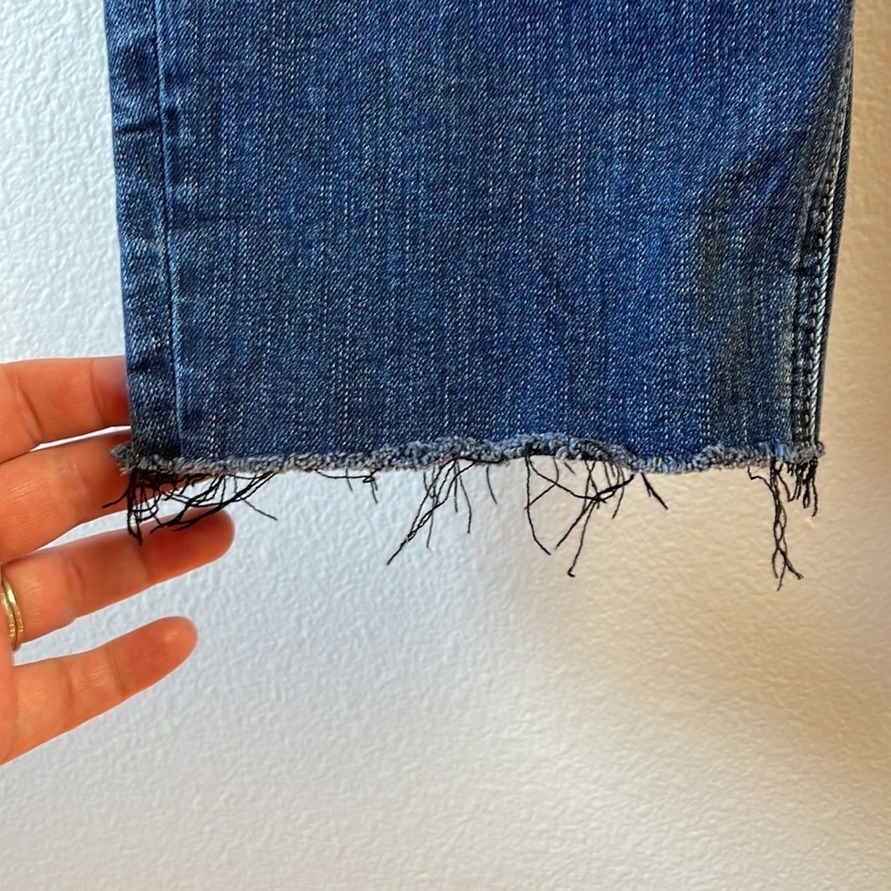 Silver Jeans - Suki Skinny Jeans after market cut off (cropped) plus size 24 - Picture 3 of 6
